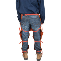 Leather Split Leg Apron & Chaps, 40" L, Lava Brown St. Lawrence Industrial & Safety Supply