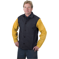 Welding Jacket, Proban, 4X-Large, Black St. Lawrence Industrial & Safety Supply