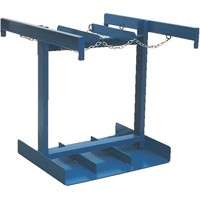 Chariot pour bouteilles, Roues Caoutchouc, Base de 35" la x 38" lo, 500 lb St. Lawrence Industrial & Safety Supply