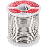 Brasure au plomb 60/40 &agrave; noyau de colophane, &agrave; base de plomb, 60 % d'&eacute;tain, 40 % de plomb, &acirc;me Colophane, dia. 1/16" St. Lawrence Industrial & Safety Supply