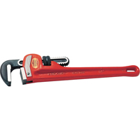Straight Pipe Wrench #48, 6" Jaw Capacity, 48" Long, Powder Coated Finish St. Lawrence Industrial & Safety Supply