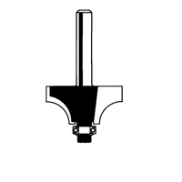 Fraise &agrave; baguette, 5/8" dia., 1/4" tige St. Lawrence Industrial & Safety Supply