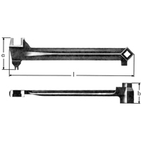 l&eacute;s &agrave; bonde, 2-1/2", Longueur de 15-1/15" St. Lawrence Industrial & Safety Supply