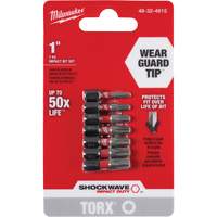 Shockwave 1" Impact Duty Torx&reg; Bit Set St. Lawrence Industrial & Safety Supply
