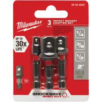 Jeu d'adaptateur de douilles &agrave; chocs Shockwave, 1/4" Prise, Sph&eacute;rique, 1-7/8" lo St. Lawrence Industrial & Safety Supply