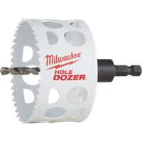 Scie-cloche Hole Dozer avec arbre, 3", Profondeur de la coupe 1-5/8", Bim&eacute;tal St. Lawrence Industrial & Safety Supply