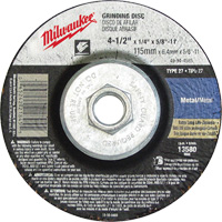Meule, 4-1/2" x 1/8", Arbre 5/8"-11, Oxyde d'aluminium, Type 27 St. Lawrence Industrial & Safety Supply