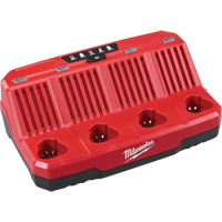 Chargeur s&eacute;quentiel avec quatre baies M12 , 12 V, Lithium-ion St. Lawrence Industrial & Safety Supply