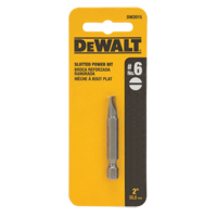 Embout de tournevis, Fente, Embout #6, Prise 1/4", Longueur 2" St. Lawrence Industrial & Safety Supply