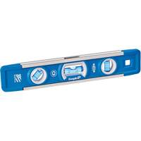 Niveau torpille True Blue, 9" lo, Aluminium, 3 fioles, Magn&eacute;tique St. Lawrence Industrial & Safety Supply