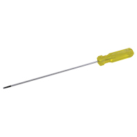 Tournevis &agrave; fente d'&eacute;lectricien, Tige de 1/8", Ronde, 6-1/2" lo, Prise en Plastique St. Lawrence Industrial & Safety Supply