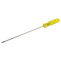 Tournevis &agrave; fente d'&eacute;lectricien, Tige de 1/8", Ronde, 11-1/2" lo, Prise en Plastique St. Lawrence Industrial & Safety Supply