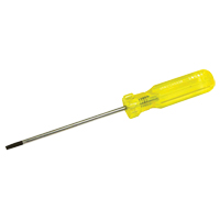 Tournevis &agrave; fente d'&eacute;lectricien, Tige de 5/32", Ronde, 7-3/4" lo, Prise en Plastique St. Lawrence Industrial & Safety Supply