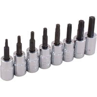 Jeu de douilles, Torx, Prise 3/8", 8 mrcx St. Lawrence Industrial & Safety Supply