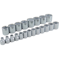 Socket Set, 21 Pcs, 3/8" Drive Size St. Lawrence Industrial & Safety Supply