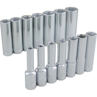 Jeu de douilles, 14 Mcx, Prise de 3/8", Profond St. Lawrence Industrial & Safety Supply