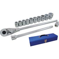 Jeu de douilles et accessoires, 15 Mcx, Prise de 3/4" St. Lawrence Industrial & Safety Supply