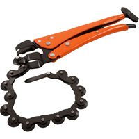 Pinces coupe-tuyau &agrave; chaîne verrouillables, Longueur 12-1/2", Prise Omnium St. Lawrence Industrial & Safety Supply