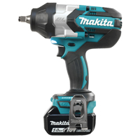 Cordless High Torque Impact Wrench Kit, 18 V, 1/2" Socket St. Lawrence Industrial & Safety Supply