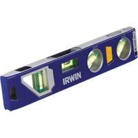 250 Series Heavy-Duty Torpedo Level, 9" L, Aluminum, 4 Vials, Magnetic St. Lawrence Industrial & Safety Supply