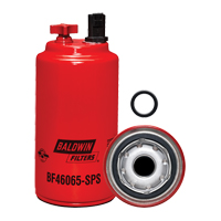 BF46065-SPS Fuel/Water Separator Spin-on with Drain, Sensor Port and Reusable Sensor St. Lawrence Industrial & Safety Supply