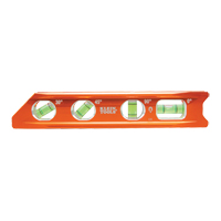 Torpedo Billet Level, 8" L, Aluminum, 4 Vials, Magnetic St. Lawrence Industrial & Safety Supply