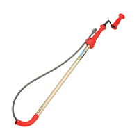 D&eacute;gorgeoir pour toilette, Manuel, Tulipe, 6' Longueur du c&acirc;ble, 1/2" Diam&egrave;tre du c&acirc;ble St. Lawrence Industrial & Safety Supply