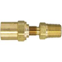 Raccord pour boyau r&eacute;utilisable filetage NPT 3/8", 11/16" dia., Laiton St. Lawrence Industrial & Safety Supply