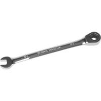 SAE Ratcheting Combination Wrench, 12 Point, 1/4", Chrome Finish St. Lawrence Industrial & Safety Supply