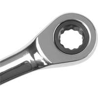 Metric Ratcheting Combination Wrench, 12 Point, 8 mm, Chrome Finish St. Lawrence Industrial & Safety Supply