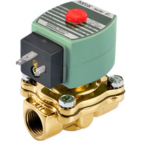 Robinet &eacute;lectromagn&eacute;tique, Tuyau de 1/2", 150 psi St. Lawrence Industrial & Safety Supply