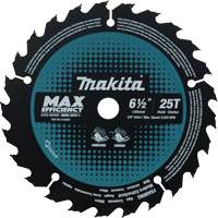 Lame de scie circulaire efficacit&eacute; maximale, 6-1/2", 25 dents, Pour Stratifi&eacute;/Bois St. Lawrence Industrial & Safety Supply