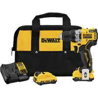 Trousse de perceuse-visseuse avec moteur sans brosse Xtreme, Lithium-ion, 12 V, Mandrin 3/8", Couple 250 UWO St. Lawrence Industrial & Safety Supply