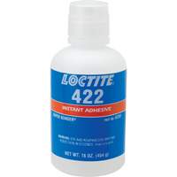 Adh&eacute;sif instantan&eacute; 422 Super Bonder, Transparent, Bouteille, 16 oz St. Lawrence Industrial & Safety Supply