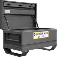 Boîte de rangement pour le chantier, 32" x 19" x 17-13/16", Acier, Gris St. Lawrence Industrial & Safety Supply