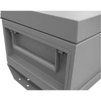 Boîte de rangement pour le chantier, 32" x 19" x 17-13/16", Acier, Gris St. Lawrence Industrial & Safety Supply