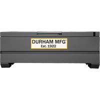 Boîte de rangement pour le chantier, 60" x 24" x 22-3/4", Acier, Gris St. Lawrence Industrial & Safety Supply