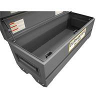 Boîte de rangement pour le chantier, 60" x 24" x 22-3/4", Acier, Gris St. Lawrence Industrial & Safety Supply
