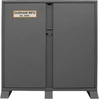 Armoire de rangement avec tablettes pour le chantier, Acier, 47,5 pi³, Gris St. Lawrence Industrial & Safety Supply