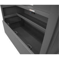 Boîte de rangement pour le chantier, style piano, 60-1/2" la x 34-3/4" p x 49-3/8" h, Gris St. Lawrence Industrial & Safety Supply
