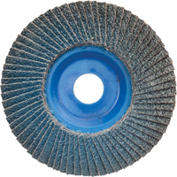 BlueFire R884P Coarse Grit Flap Disc, 5" x 7/8", Type 27, 60 Grit, Zirconia Alumina St. Lawrence Industrial & Safety Supply