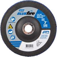 BlueFire R884P Coarse Grit Flap Disc, 7" x 7/8", Type 27, 80 Grit, Zirconia Alumina St. Lawrence Industrial & Safety Supply