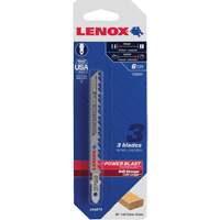 Lame de scie sauteuse pour coupe nette, Bim&eacute;tal, Tige en T, 4" lo, 6 dents par pouce St. Lawrence Industrial & Safety Supply