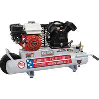 Compresseur d'air sur brouette, Essence, 10 gal. (12 gal. US), 150 PSI St. Lawrence Industrial & Safety Supply