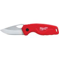 Couteau pliant compact, 2-1/2" lame, lame en Acier inoxydable, poign&eacute;e en M&eacute;tal St. Lawrence Industrial & Safety Supply