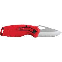 Couteau pliant compact, 2-1/2" lame, lame en Acier inoxydable, poign&eacute;e en M&eacute;tal St. Lawrence Industrial & Safety Supply