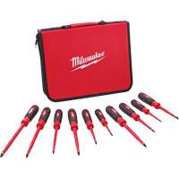Insulated Screwdriver Set with EVA Foam Case, 10 Pcs. St. Lawrence Industrial & Safety Supply
