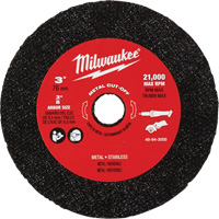 Meule de tronçonnage des m&eacute;taux, 3" x 0,04", Arbre 3/8" St. Lawrence Industrial & Safety Supply