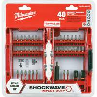 Jeu de 40 embouts de visseuse &agrave; percussion Shockwave Impact-Duty St. Lawrence Industrial & Safety Supply