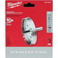Scies-cloches au carbure monobloc, 4", Profondeur de la coupe de 3/16" St. Lawrence Industrial & Safety Supply